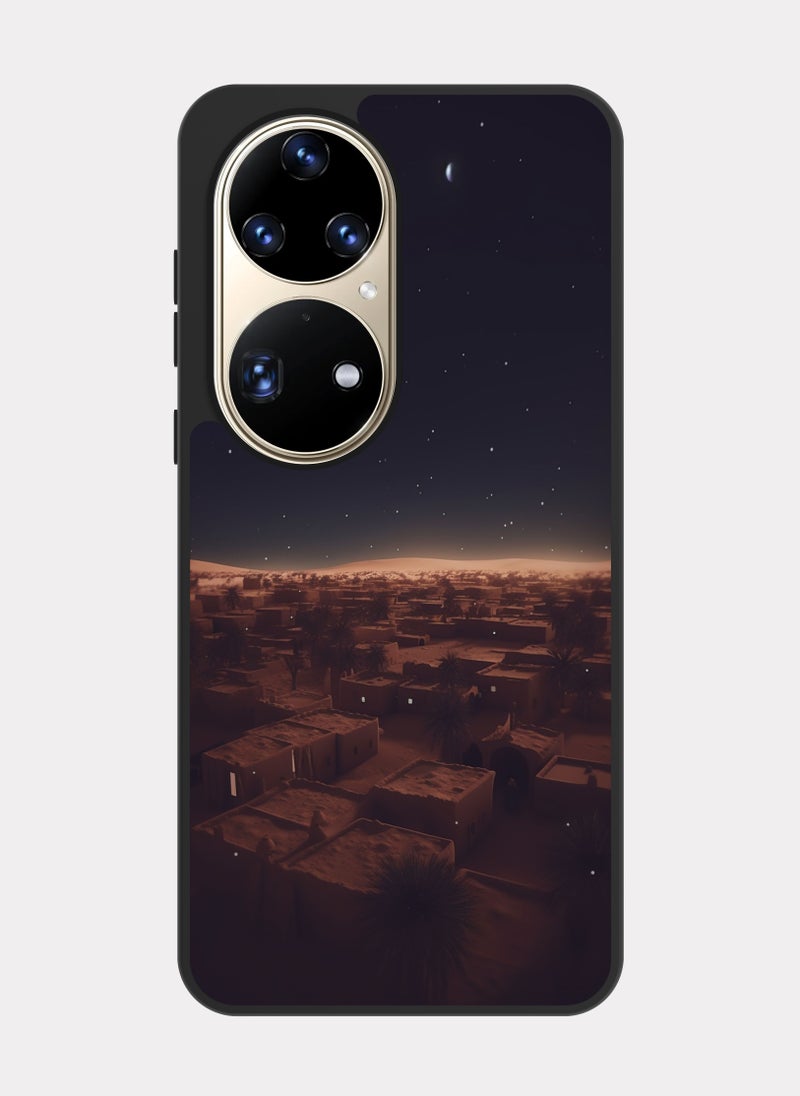 PXLAAT Huawei P50 Pro case cover Old Saudi Houses - Image 1
