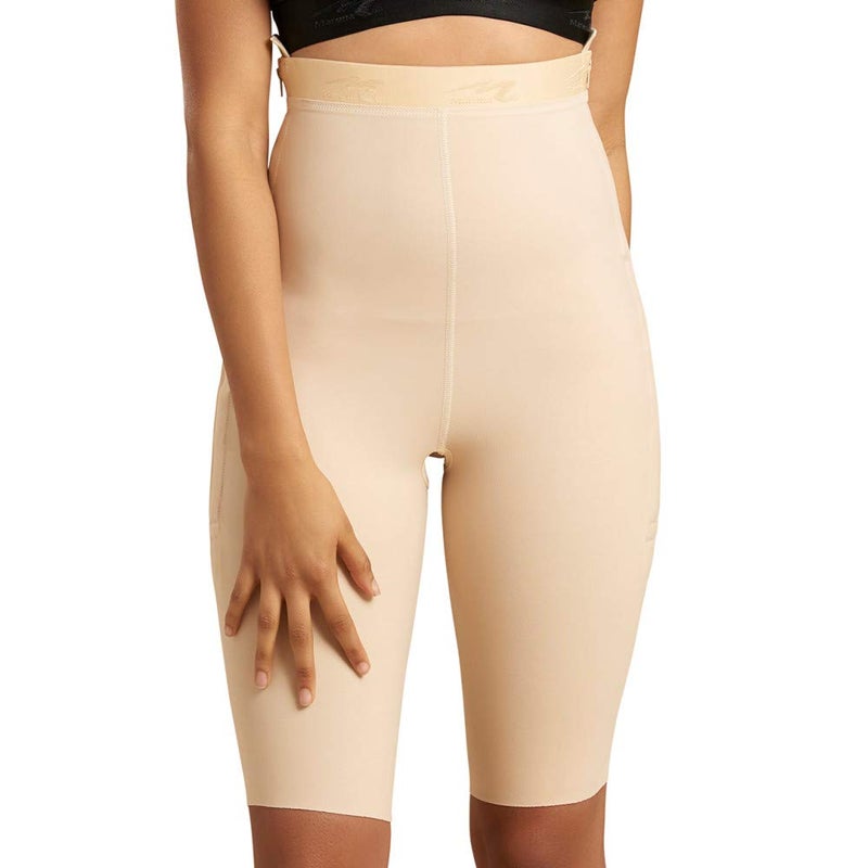 MARENA LGS Stage 1 Recovery High-Waist Girdle, Short Length Post-Surgical Garment for Women Beige - Image 5