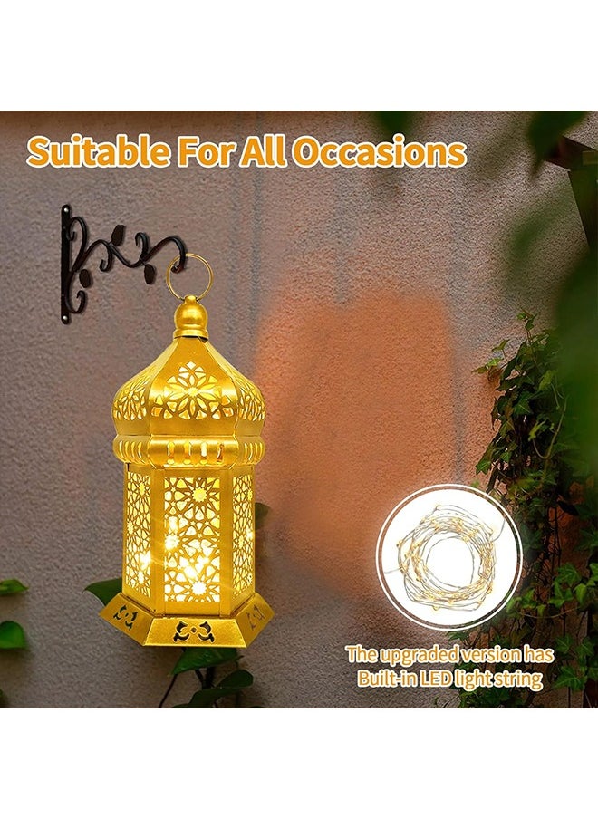 يواوليتي - أضواء رمضان ، فانوس رمضان ، ديكورات رمضان للمنزل ، خمر الصمام فانوس الجوف تصميم ديكورات لرمضان عطلة الجدول ديكور - Image 1