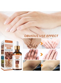 West&Month Whitening Serum Hand Knuckle Glow Serum - Restoring Hand Treatment - Moisturizing - Exfoliates and Reduces Unbalanced Pigmentation - For Removing Dark Knuckle Elbow - Brighter - Firmer Skin  - Image 3