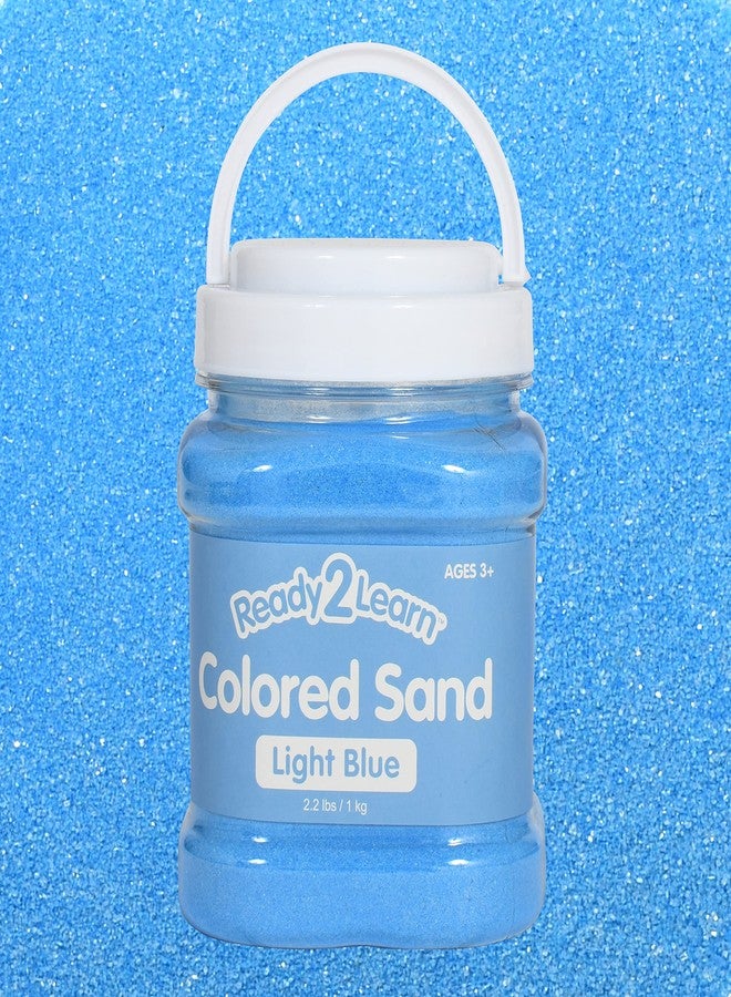 Ready 2 Learn Colored Sand | Light Blue | 2.2 lbs | Play Sand for Kids | Perfect for Arts and Crafts, Sensory Bins, Wedding Decorations and Vase Filler - Image 1