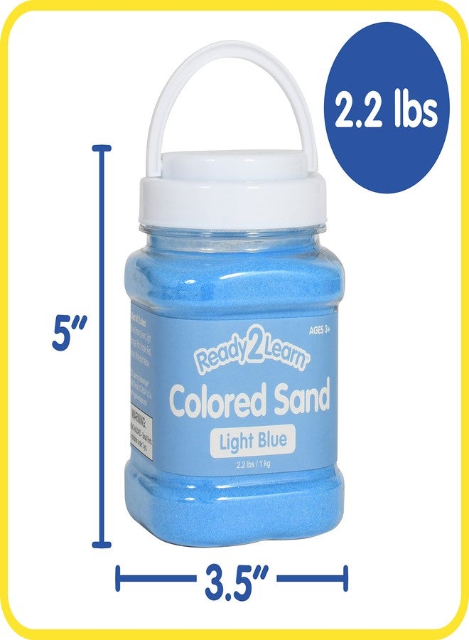 Ready 2 Learn Colored Sand | Light Blue | 2.2 lbs | Play Sand for Kids | Perfect for Arts and Crafts, Sensory Bins, Wedding Decorations and Vase Filler - Image 2