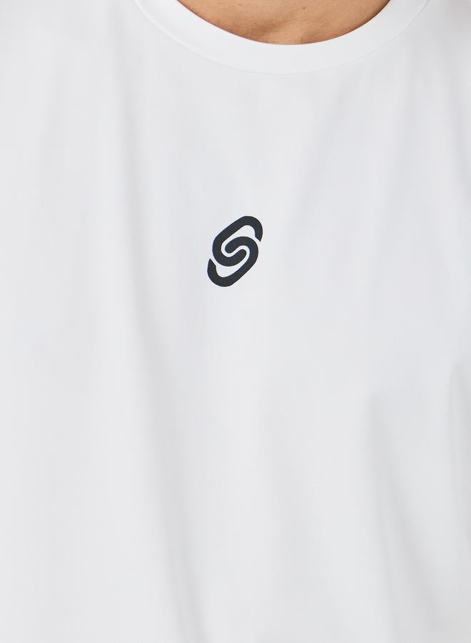 Styli Active Slogan Print Oversized Tank - Image 4