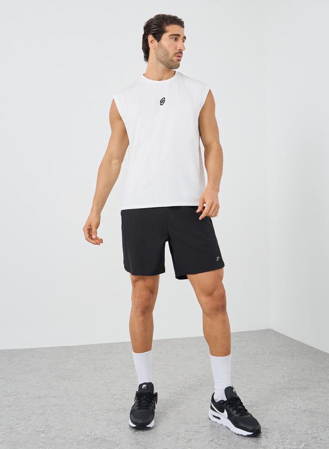 Styli Active Slogan Print Oversized Tank - Image 3