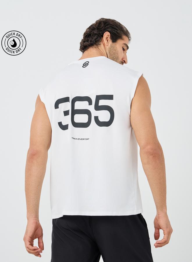 Styli Active Slogan Print Oversized Tank - Image 1