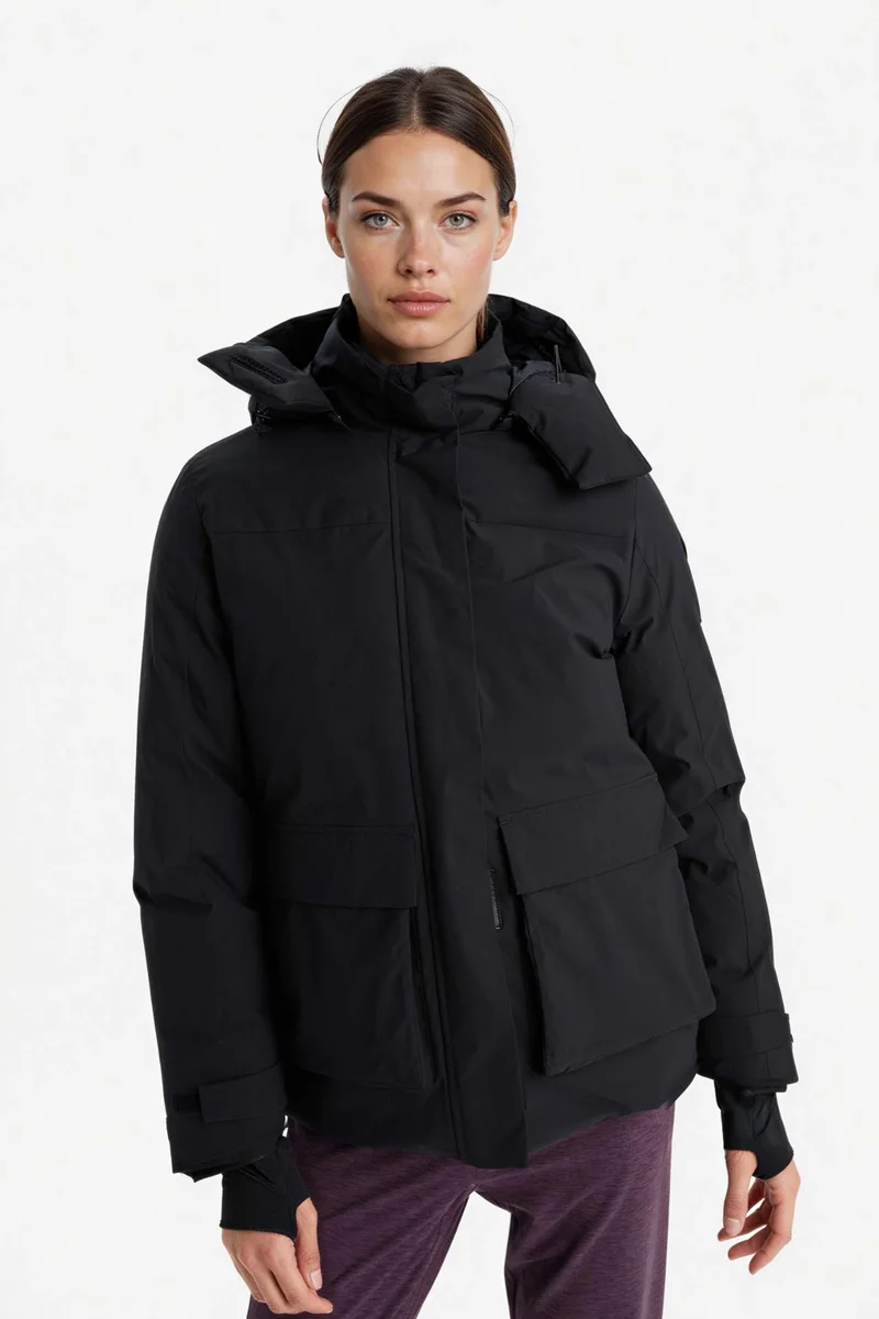 ديفاكتو DeFactoFit Waterproof Fit Hooded Zippered Winter Jacket
