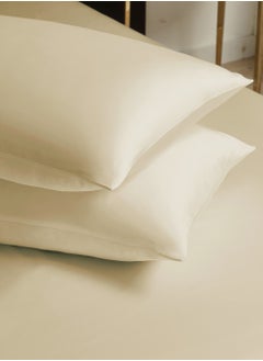 Master Home Textile Single 100% Rayon Of Bamboo Cooling Fitted Sheet, Fitted Sheet With Elastic 120x200+30 cm, Breathable Silky Soft, Single Size 2 Pieces  - Image 5