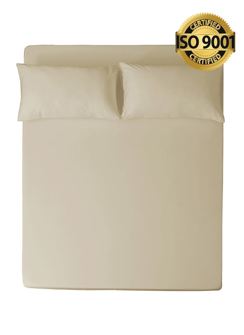 Single 100% Rayon Of Bamboo Cooling Fitted Sheet, Fitted Sheet With Elastic 120x200+30 cm, Breathable Silky Soft, Single Size 2 Pieces - pzsku/ZF60745985445ED6A5DBEZ/45/_/1739811867/5c6c4d1a-d4ae-4ff3-87dd-1f224f796b42