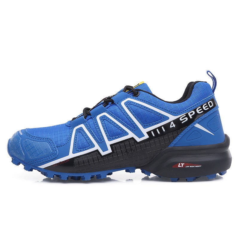 Large Size Men'S Shoes, Outdoor Sports And Casual Shoes, Breathable Mesh Non-Slip Travel Shoes, Cross-Country Running Shoes 9-1 - Image 1