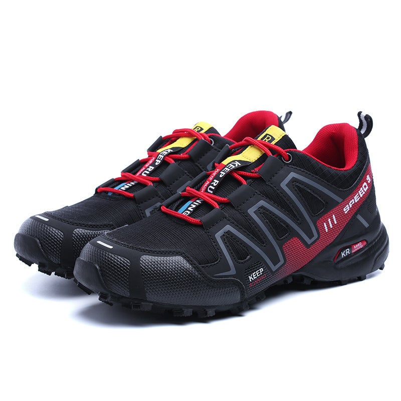 Large Size Men'S Shoes, Outdoor Sports And Casual Shoes, Breathable Mesh Non-Slip Travel Shoes, Cross-Country Running Shoes 9-1 - Image 4