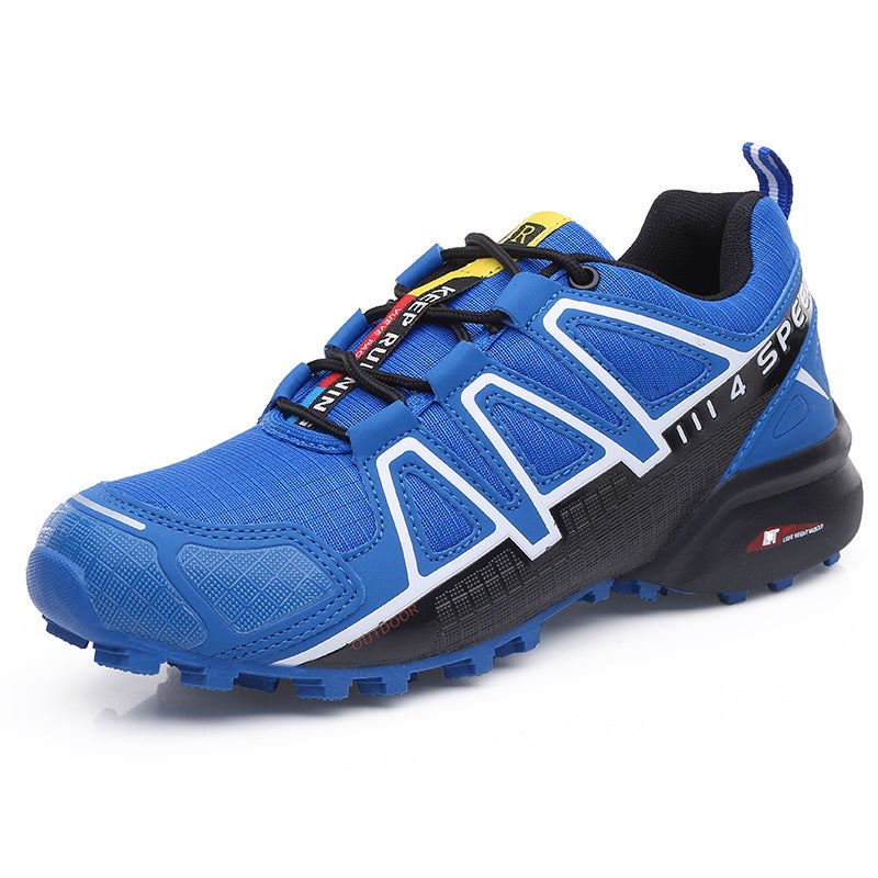 Large Size Men'S Shoes, Outdoor Sports And Casual Shoes, Breathable Mesh Non-Slip Travel Shoes, Cross-Country Running Shoes 9-1 - Image 3