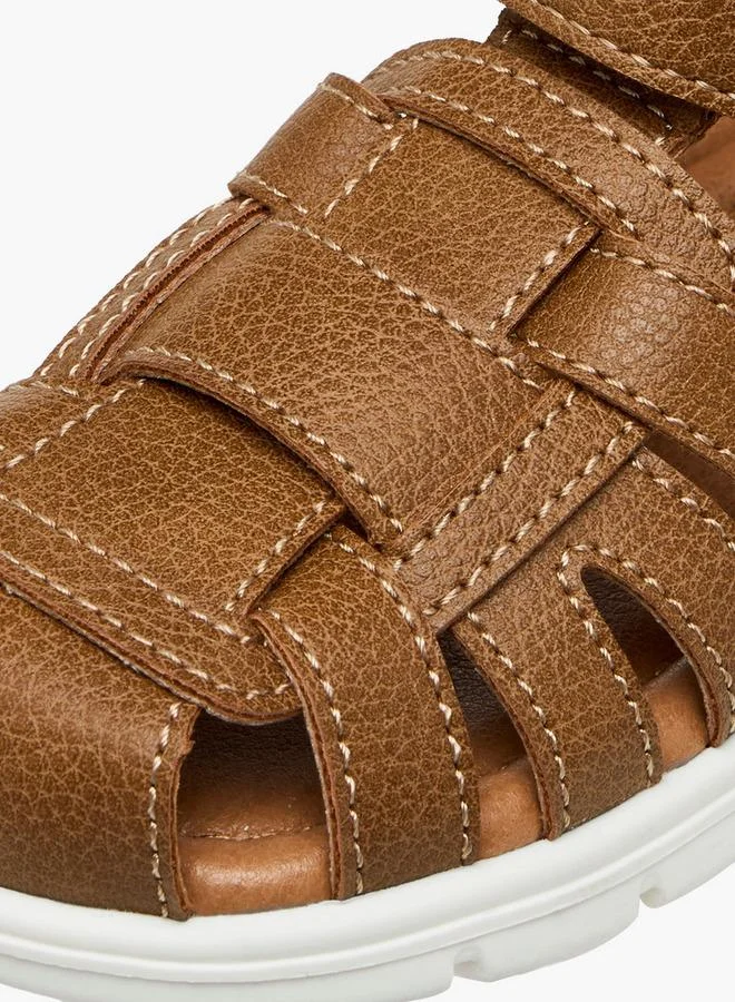 JUNIORS Fisherman Sandals With Hook And Loop Closure