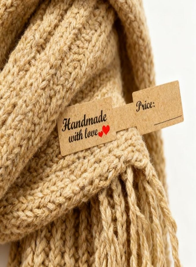 Top label Handmade with Love Sticker, Jewlry Price Tags, Rings Indentification Tags, 3x0.75 Inch, 300 Pcs Per Roll - Image 5