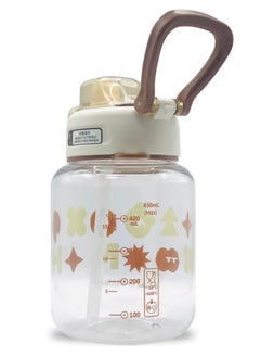 Panvil BPA-Free Kids Water Bottle with Straw and Hanging Cord – Leakproof and Lightweight Bottle for Boys and Girls – Perfect for School, Playgroup, and Travel (Color as per Stock)  - Image 2