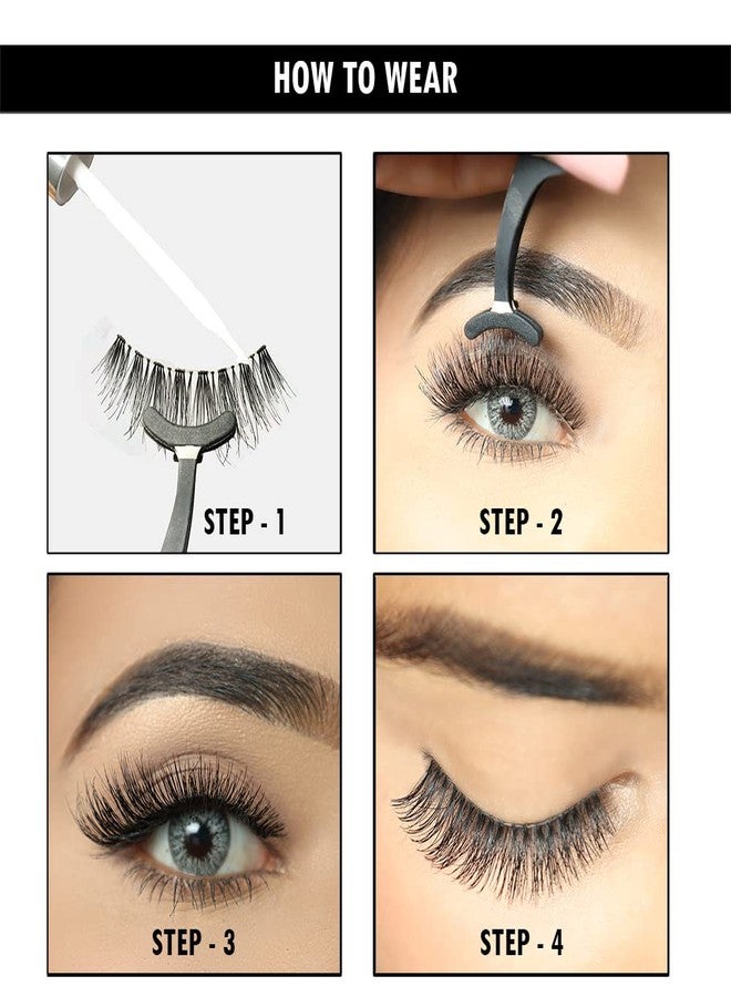 KIS Professional Eyelashes 100% Human Hair Blend Glamorous Handcrafted Versatile Hairpiece Natural Look And Feel Cruelty-Free New Tapered End Cruelty Free Lashes For Women - Image 2
