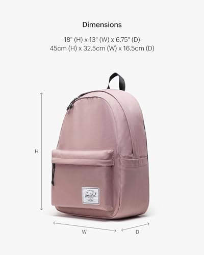 Herschel حقيبة ظهر كلاسيكية من هيرشل سابلاي، وردي، XL-30L - Image 3