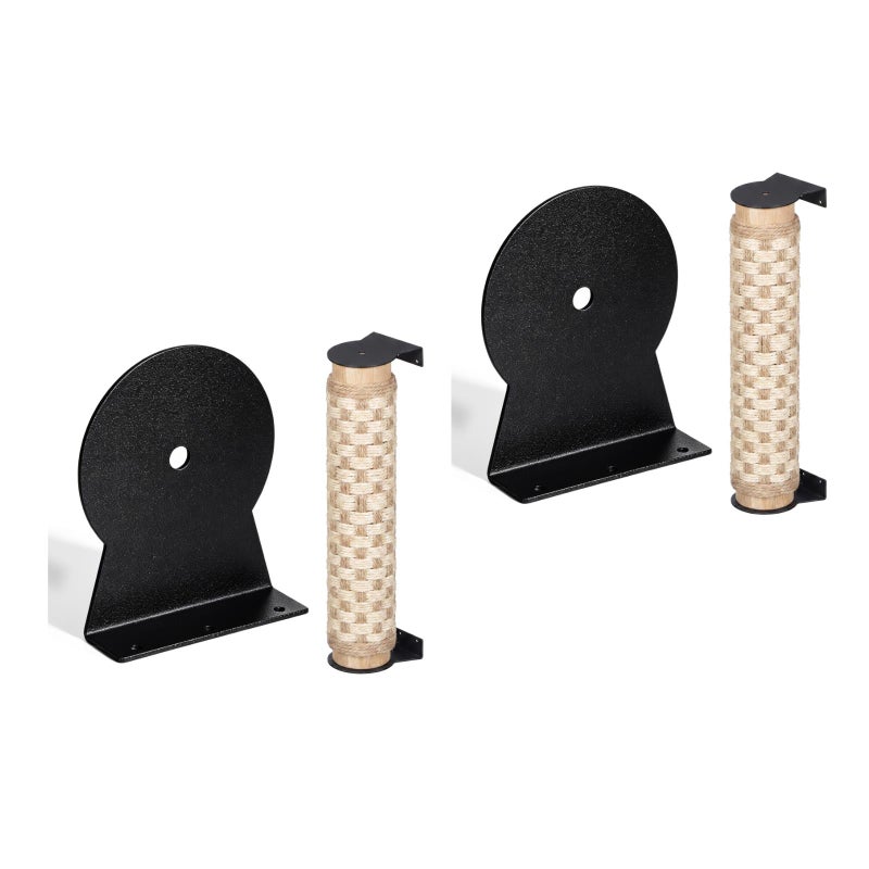 2pcs Cat Climbing Pole Bracket Cat Shelves Wall Mounted Kitten Scratcher Wall Steps Bracket Kitten Tower Accessories - Image 1