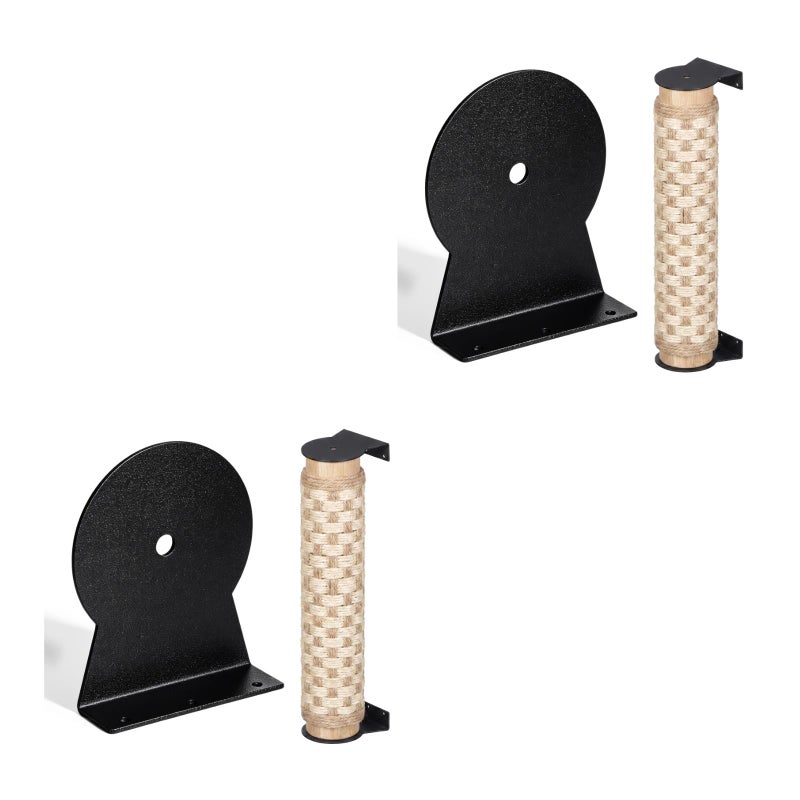 2pcs Cat Climbing Pole Bracket Cat Shelves Wall Mounted Kitten Scratcher Wall Steps Bracket Kitten Tower Accessories - Image 2