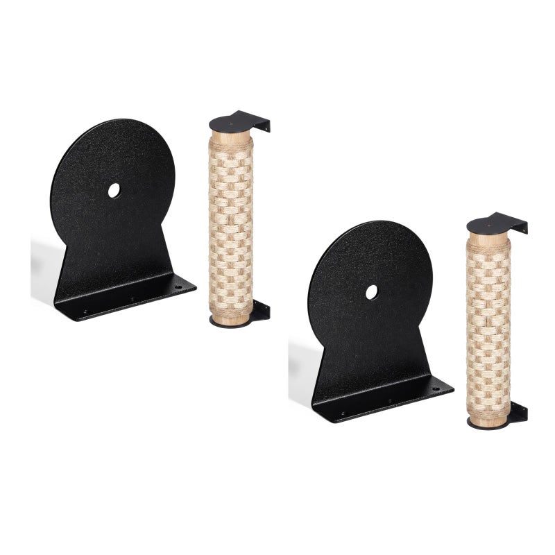 2pcs Cat Climbing Pole Bracket Cat Shelves Wall Mounted Kitten Scratcher Wall Steps Bracket Kitten Tower Accessories - Image 4