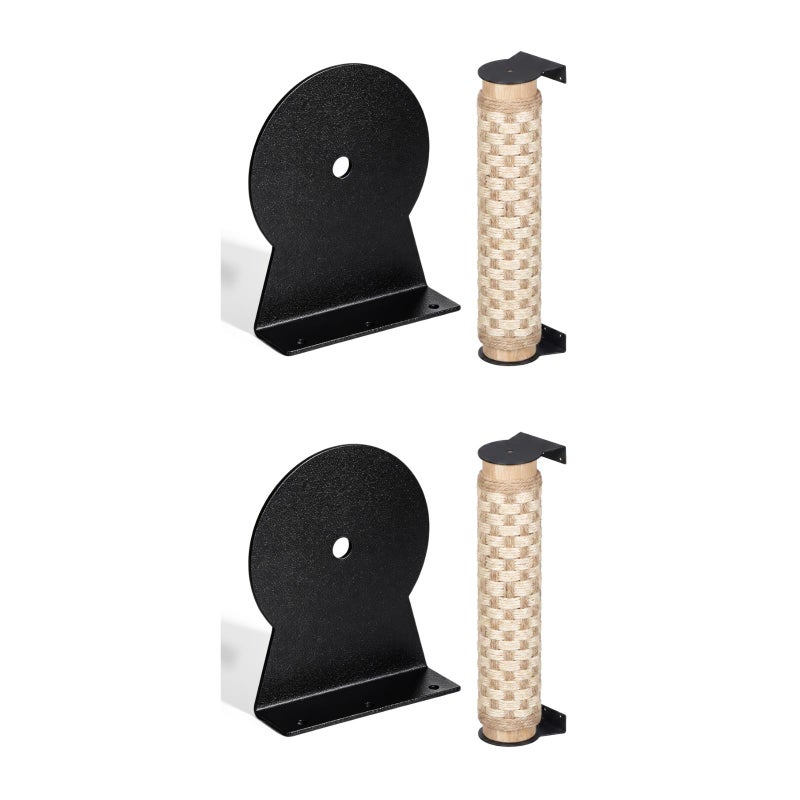 2pcs Cat Climbing Pole Bracket Cat Shelves Wall Mounted Kitten Scratcher Wall Steps Bracket Kitten Tower Accessories - Image 5