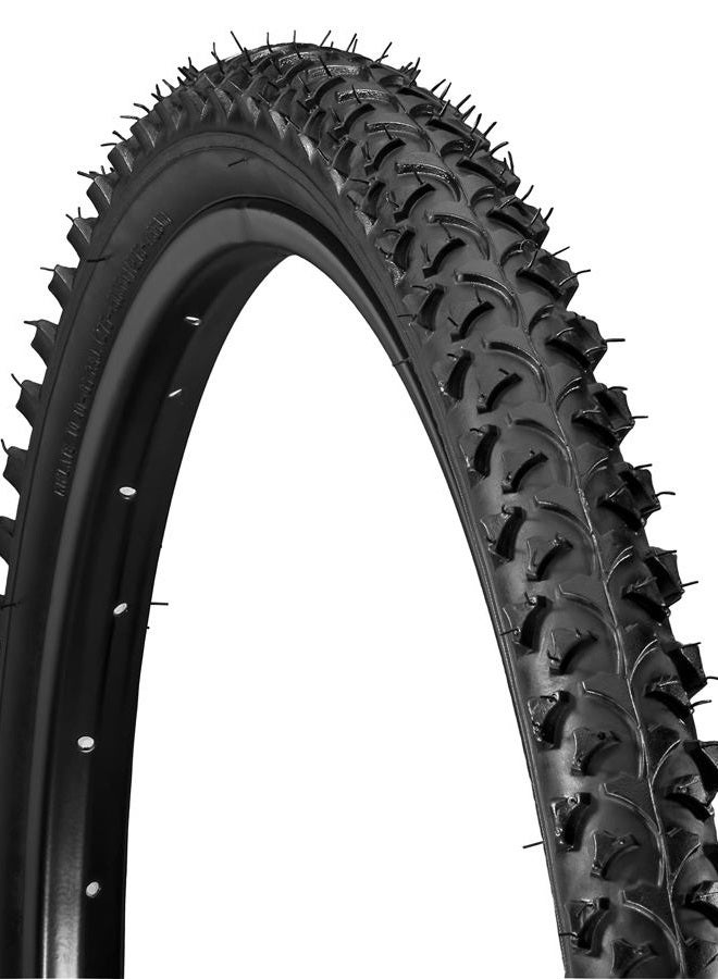 SCHWINN Replacement Bike Tire, Mountain Bike, High Traction Tread, 26 x 1.95-Inch, Black - Image 1