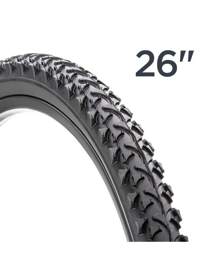 SCHWINN Replacement Bike Tire, Mountain Bike, High Traction Tread, 26 x 1.95-Inch, Black - Image 4