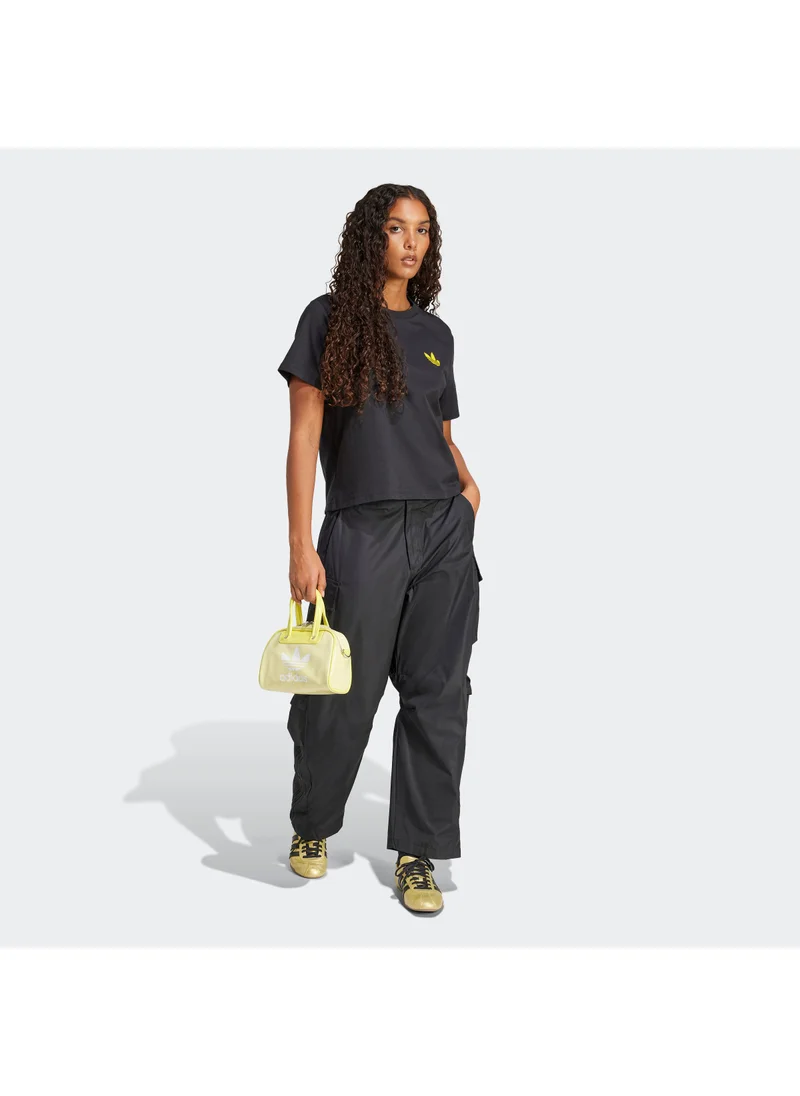 adidas Originals Smiley Loose 3 Stripes T-Shirt