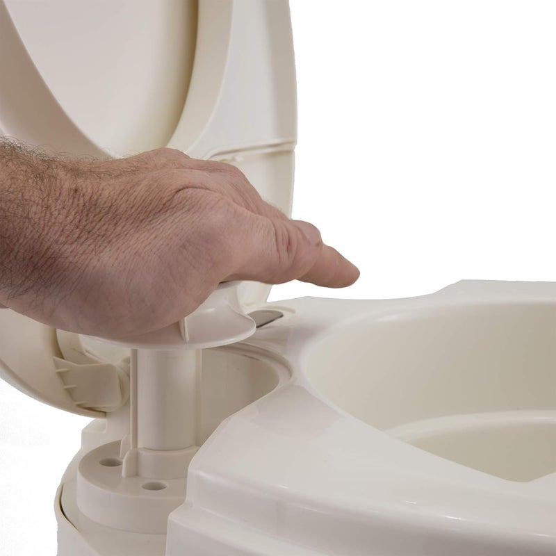 RecPro Newavo Evo Portable Camping Toilet | for RV and Camper | Convenient Floor Mount | 5.3Gal Capacity - Image 5