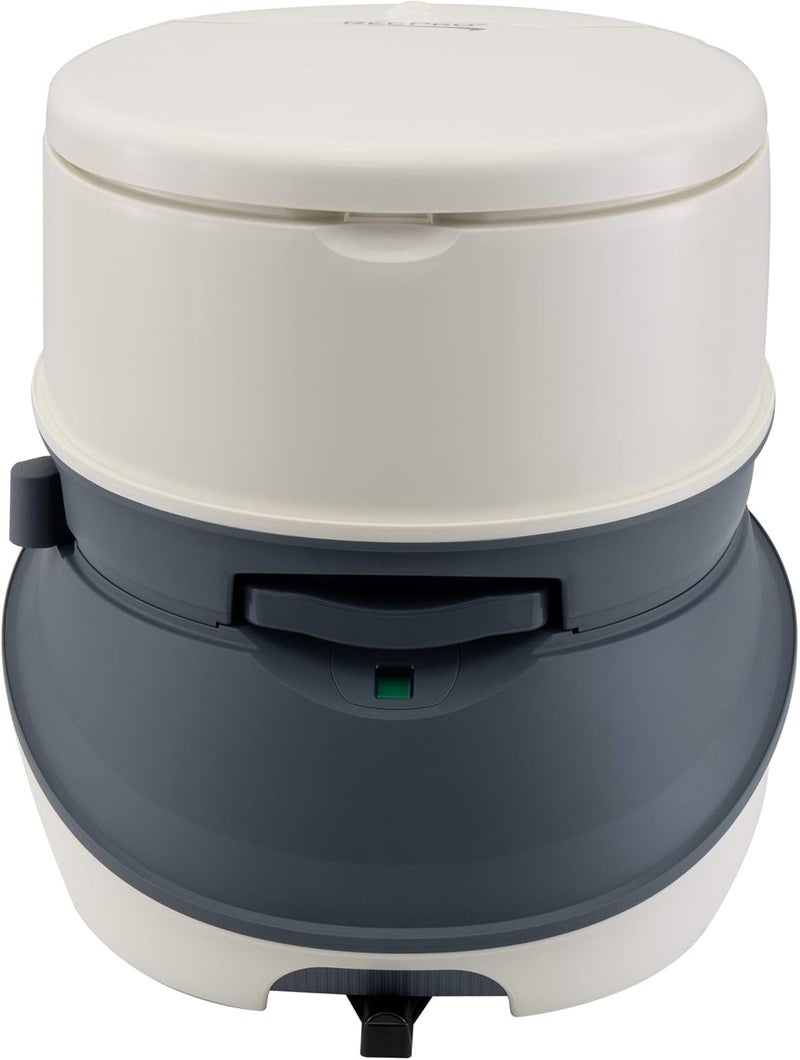 RecPro Newavo Evo Portable Camping Toilet | for RV and Camper | Convenient Floor Mount | 5.3Gal Capacity - Image 2