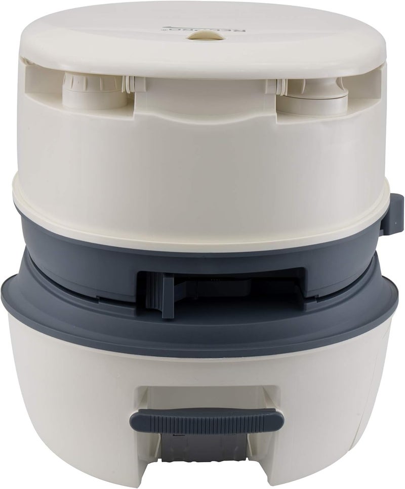 RecPro Newavo Evo Portable Camping Toilet | for RV and Camper | Convenient Floor Mount | 5.3Gal Capacity - Image 3