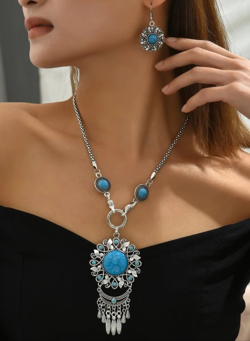 إيكوال طقم اكسسوارات نسائي تراثي أنيق وعالي الجودة - Image 1