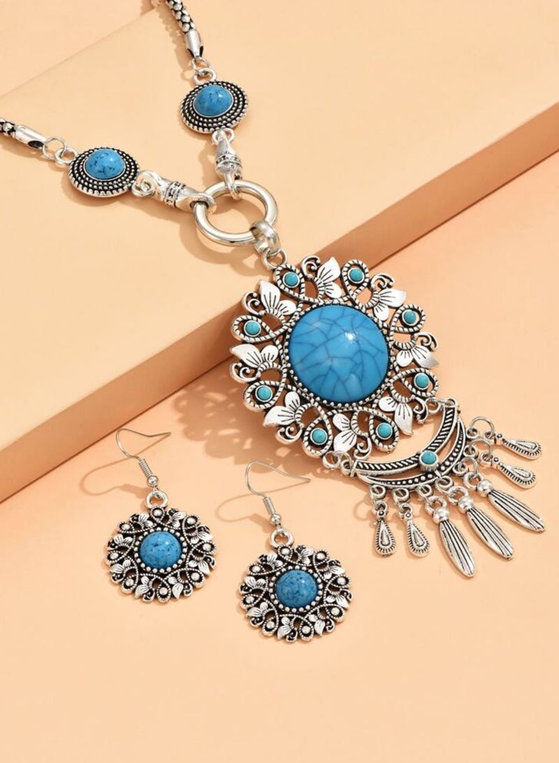 إيكوال طقم اكسسوارات نسائي تراثي أنيق وعالي الجودة - Image 2