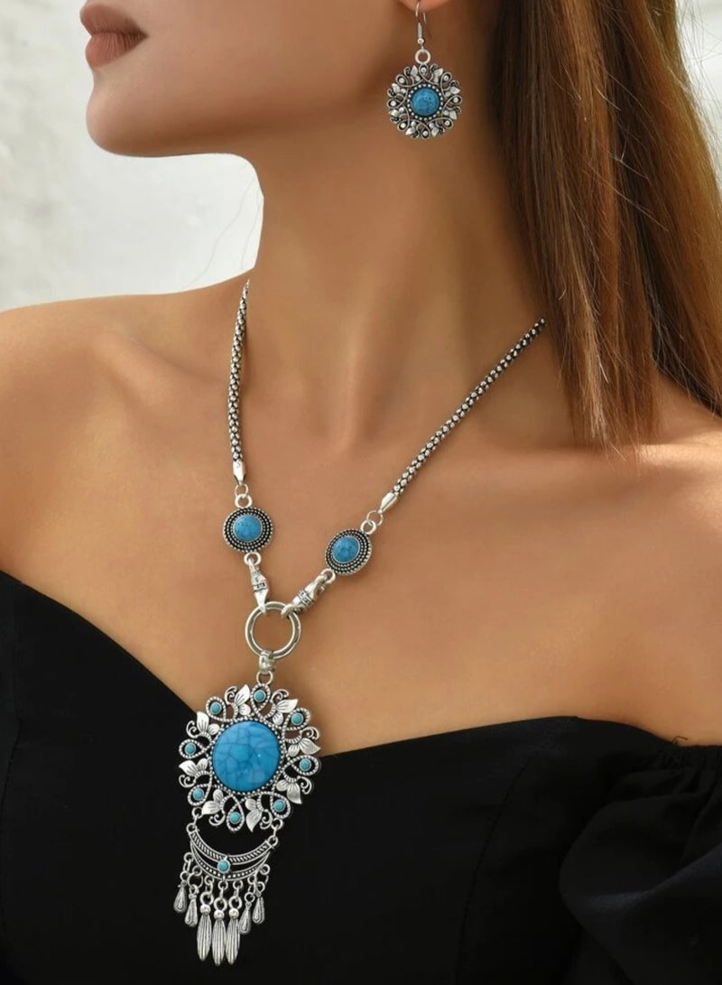 إيكوال طقم اكسسوارات نسائي تراثي أنيق وعالي الجودة - Image 3