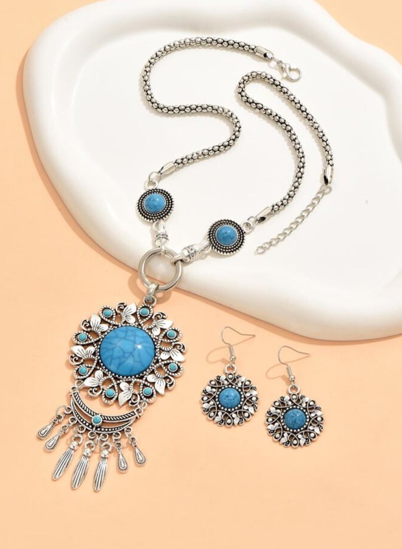 إيكوال طقم اكسسوارات نسائي تراثي أنيق وعالي الجودة - Image 4