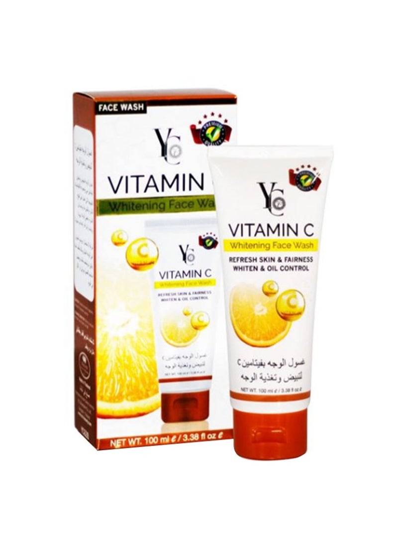 غسول الوجه بفيتامين سي