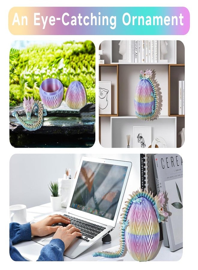 Cucue 3D Printed Dragon Egg - 3D Printed Dragon Toy with Surprise Energy Stone Inside - Articulated Fidget Toys for Home Office Decor - Unique Figurines, Desk Toys, Gifts for Kids & Adults - Image 5