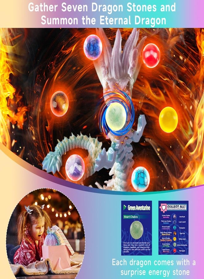 Cucue 3D Printed Dragon Egg - 3D Printed Dragon Toy with Surprise Energy Stone Inside - Articulated Fidget Toys for Home Office Decor - Unique Figurines, Desk Toys, Gifts for Kids & Adults - Image 3