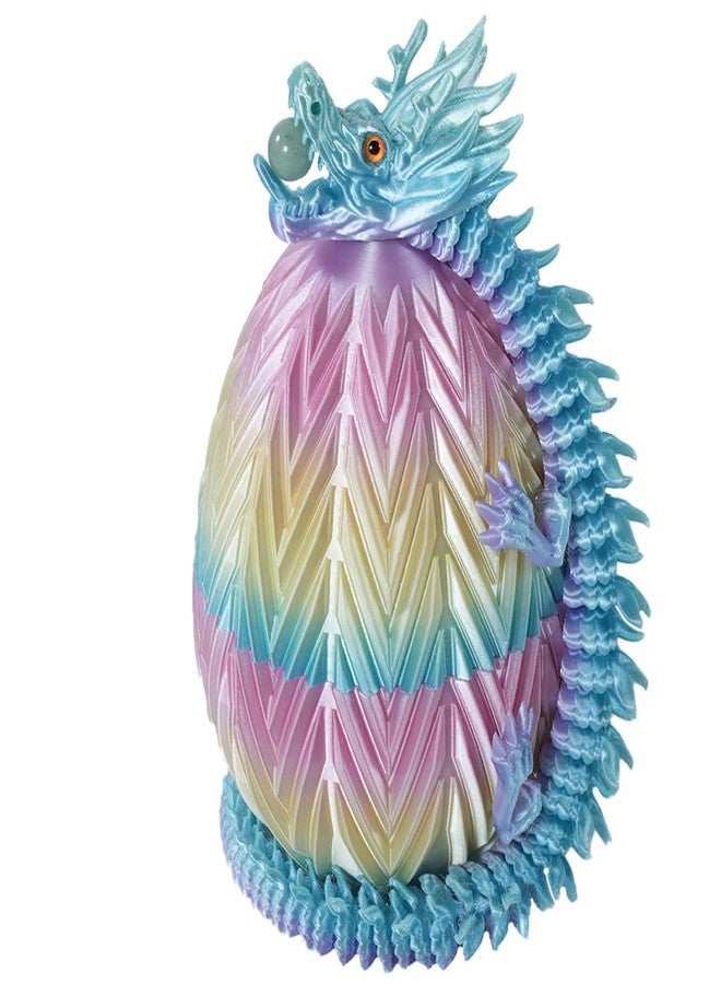 Cucue 3D Printed Dragon Egg - 3D Printed Dragon Toy with Surprise Energy Stone Inside - Articulated Fidget Toys for Home Office Decor - Unique Figurines, Desk Toys, Gifts for Kids & Adults - Image 1