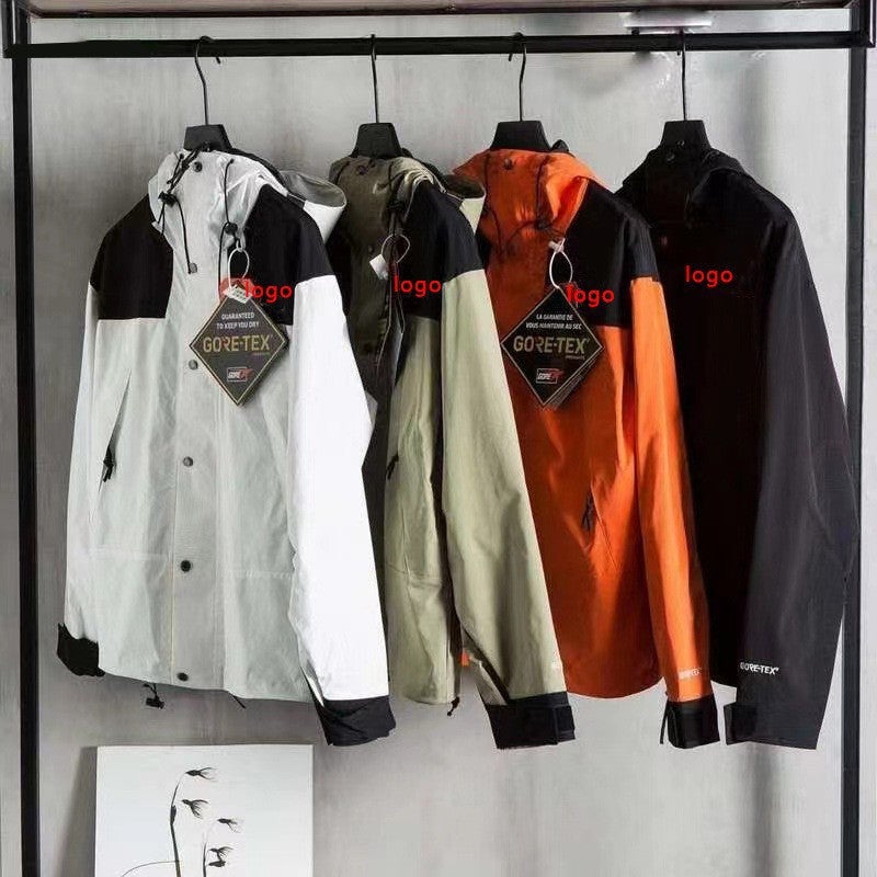 TNP1990 Beijia Same Style Couple Men's and Women's Coat Windproof Waterproof Coat Jacket American Coat Color-blocking Jacket - Image 5