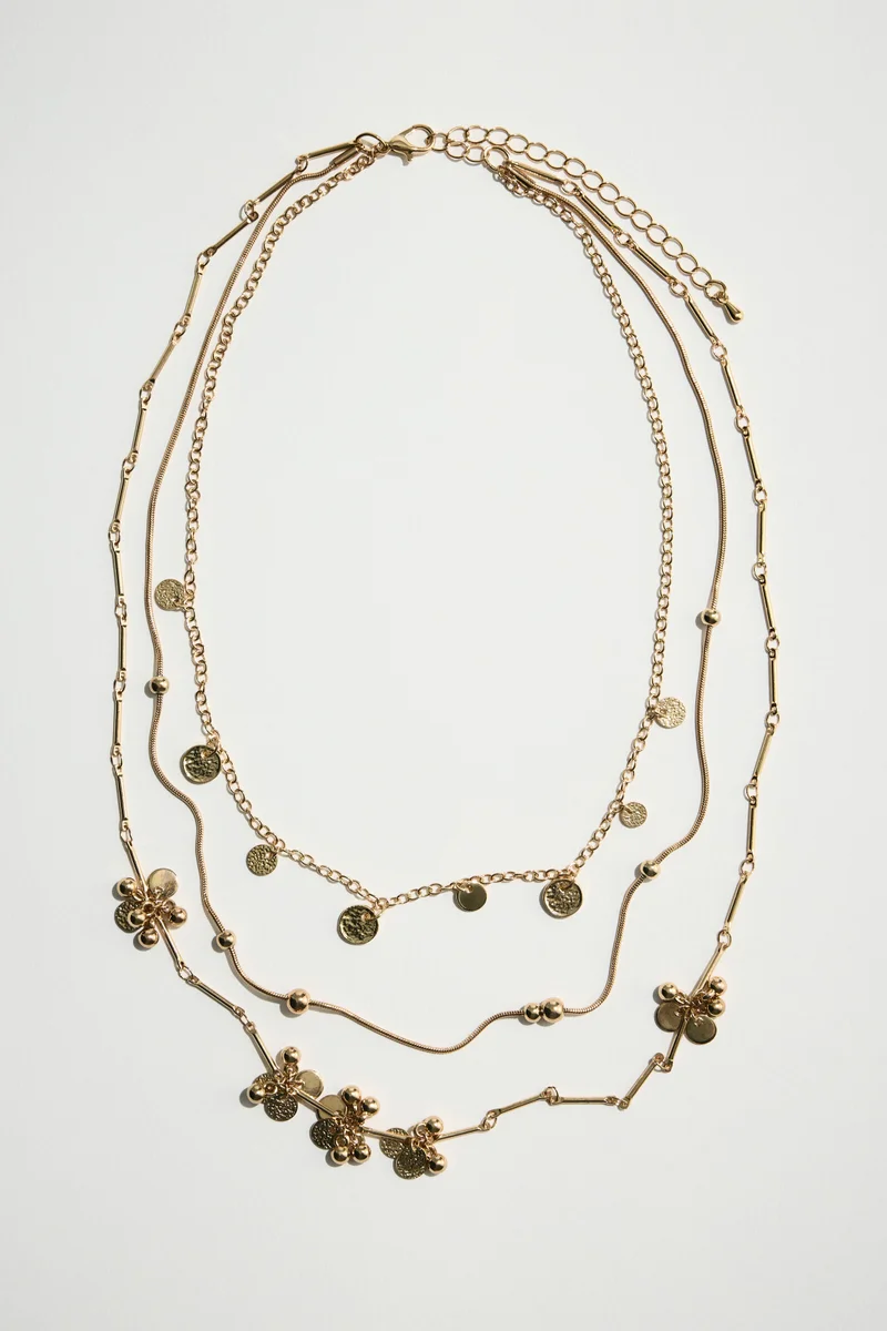 Three-strand necklace