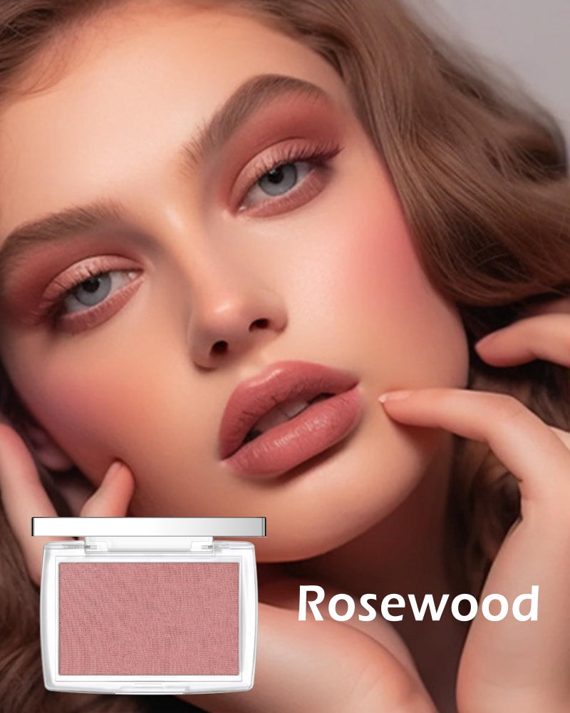 Lestpola Powder Blush Palette, Matte Powder Makeup Blush for Cheeks, Natural Glow Face Blush Contour Palette, Lightweight, Smooth, Highly Pigmented Buildable Color, Long-lasting All-Day Face Enhancing-Rosewood - Image 2