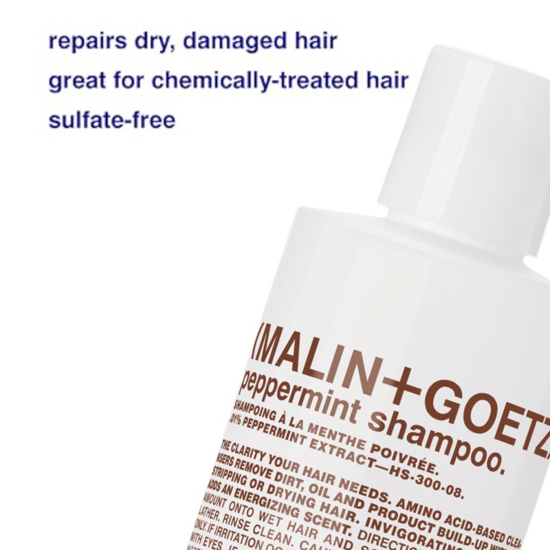 (MALIN+GOETZ) Malin + Goetz Peppermint Shampoo, 8 Fl. Oz. - Men & Women Clarifying Shampoo, Natural Hair Shampoo to Cleanse & Hydrate, Scalp Shampoo Treatment for All Hair Types, Vegan & Cruelty-Free - Image 5
