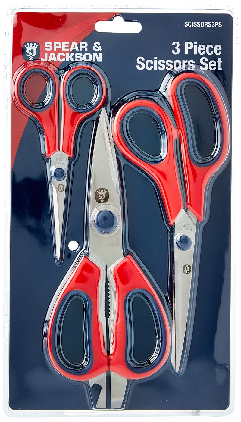 Spear  Jackson Spear & Jackson SCISSORS3PS 3 Piece Scissor Set - Image 3