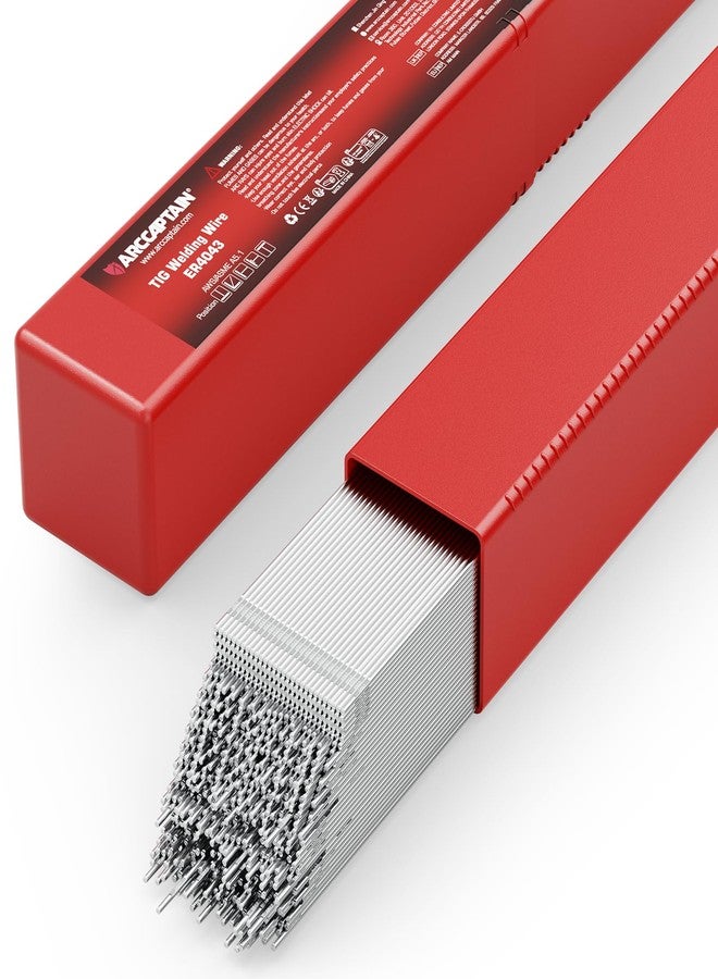 ARCCAPTAIN Aluminum TIG Welding Rod ER4043, Welding Wire Filler Rod, 3/32" X 16", 5LB - Image 1