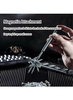 KESI ORNAMENTS KESI ORNAMENTS 24 in 1 Small Screwdriver Sets Precision Screwdriver Set for Electronics Magnetic Screwdriver Set Micro Screwdriver Kit For Repairing Eyeglasses Watches Electronics ComputerMobile  - Image 4