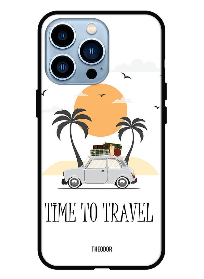 Theodor Protective Case Cover For iPhone 13 Pro Time To Travel Vector - Image 1