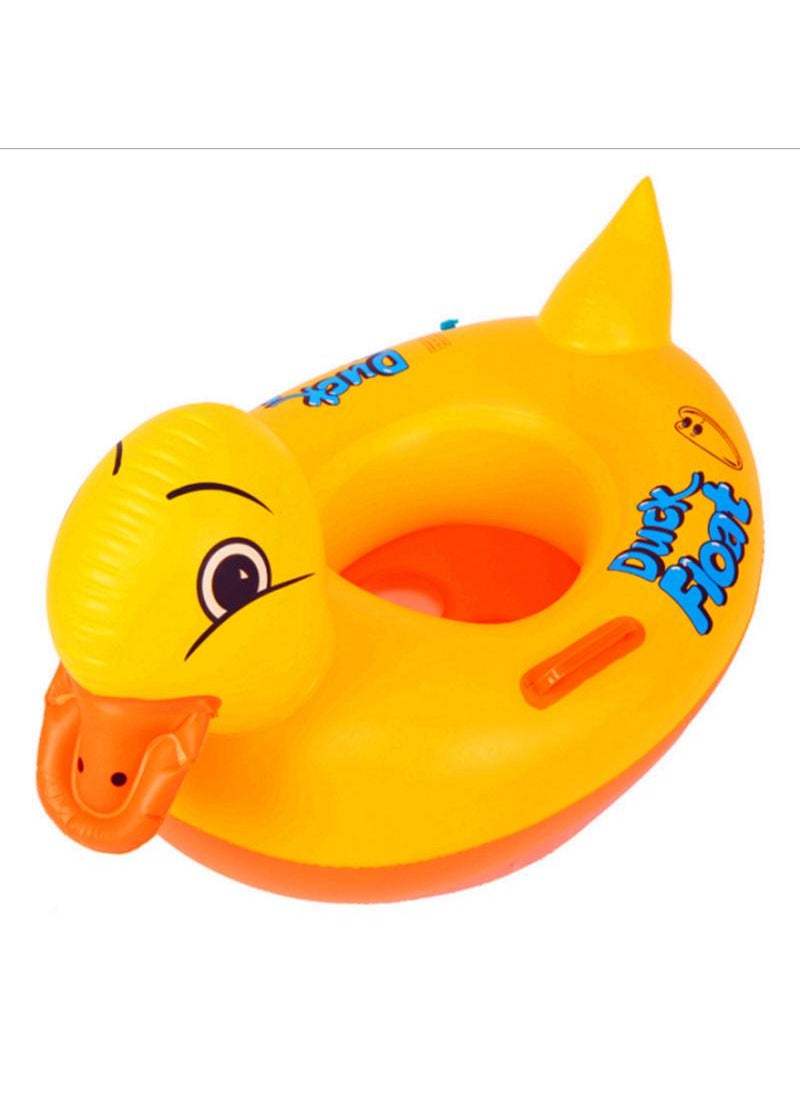 Y&D Baby Swimming Float Ring with Seat, Inflatable Children Waist Float Ring, Baby Free Swimming Ring, Safe and Durable, Pool Tool for The Age of 1-5 Years Kids,Yellow-B 