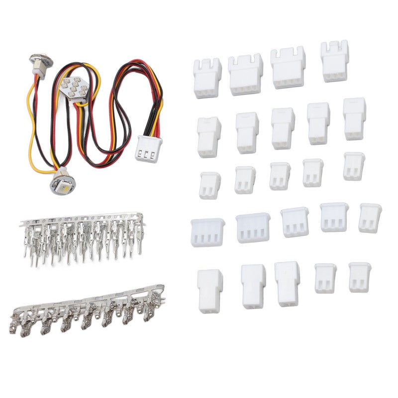 أطقم شريط إضاءة LED الملحومة بلوحة الدوائر المطبوعة لجهاز SB Extruder لـ StealthBurner - طقم كابلات PTFE الممتاز - طقم لوحة الإضاءة السداسية لطابعة Voron 2.4 Trident ثلاثية الأبعاد - Image 2