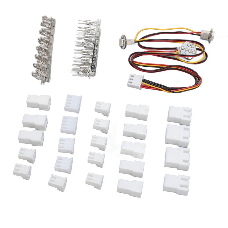 أطقم شريط إضاءة LED الملحومة بلوحة الدوائر المطبوعة لجهاز SB Extruder لـ StealthBurner - طقم كابلات PTFE الممتاز - طقم لوحة الإضاءة السداسية لطابعة Voron 2.4 Trident ثلاثية الأبعاد - Image 4
