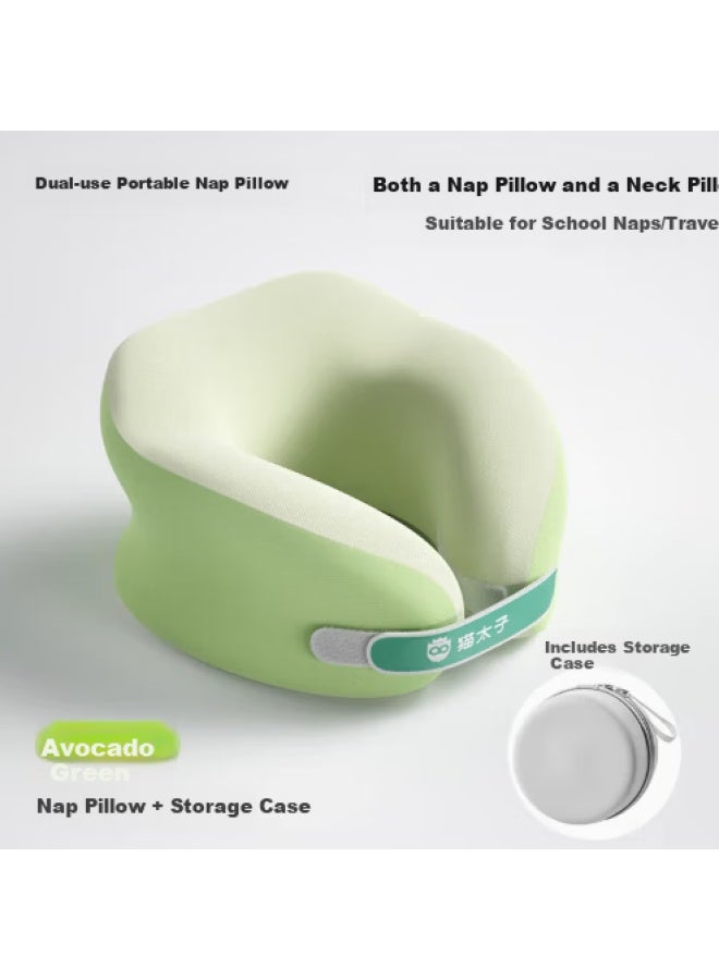 Mao Prince Nap Pillow Prone Sleeping Pillow Elementary Student Nap Pillow Children's Sleep Neck Support Pillow Prone Pillow U-shaped Portable Pillow